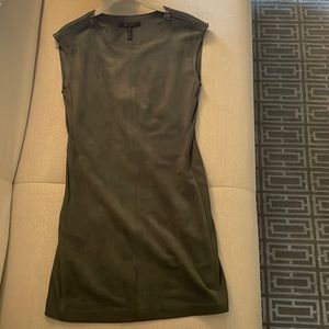 BGBG green suede dress, worn once, looks brand new